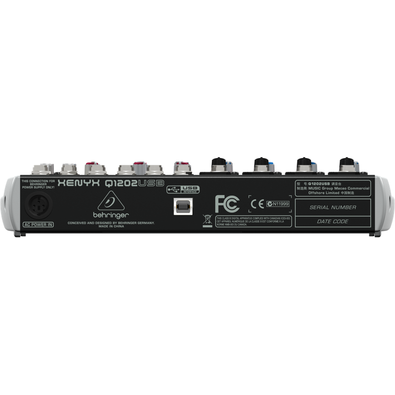百灵达XENYX Q1202USB调音台