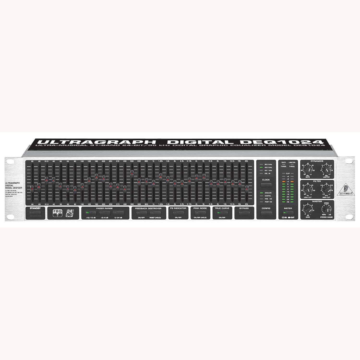 德国百灵达DEQ1024数字均衡器