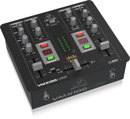  德国百灵达VMX100USB  DJ调音台